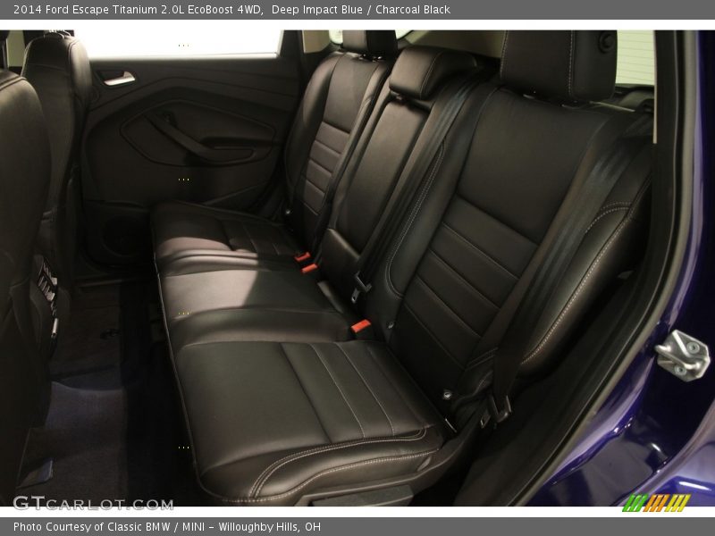 Deep Impact Blue / Charcoal Black 2014 Ford Escape Titanium 2.0L EcoBoost 4WD