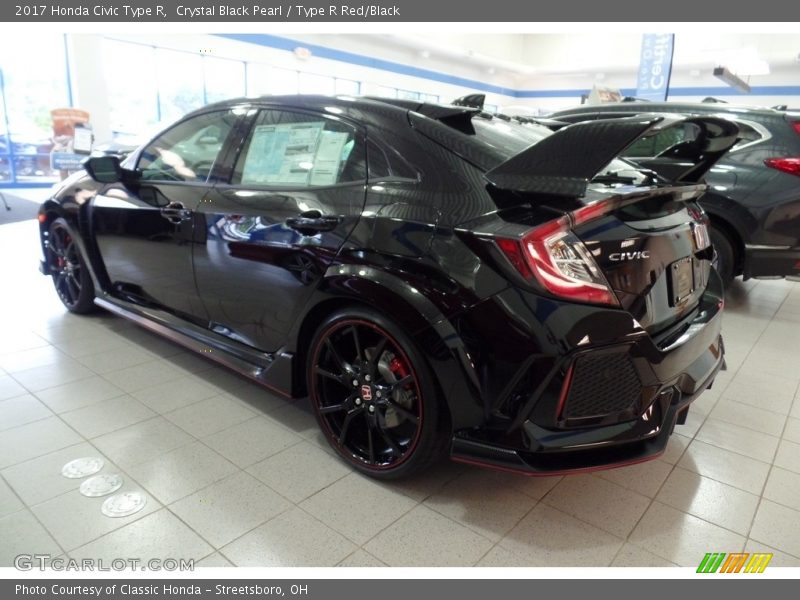 Crystal Black Pearl / Type R Red/Black 2017 Honda Civic Type R