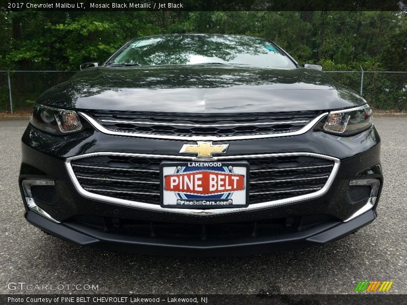 Mosaic Black Metallic / Jet Black 2017 Chevrolet Malibu LT