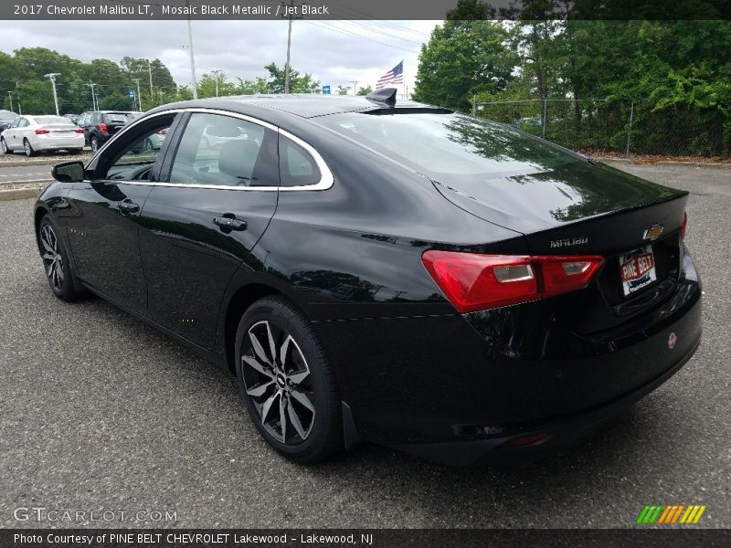 Mosaic Black Metallic / Jet Black 2017 Chevrolet Malibu LT