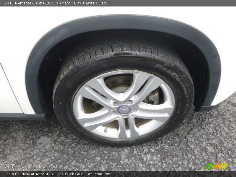 Cirrus White / Black 2015 Mercedes-Benz GLA 250 4Matic