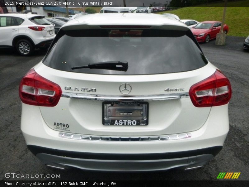 Cirrus White / Black 2015 Mercedes-Benz GLA 250 4Matic