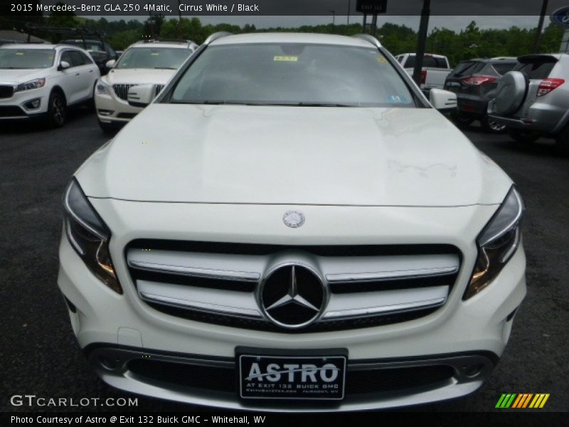 Cirrus White / Black 2015 Mercedes-Benz GLA 250 4Matic
