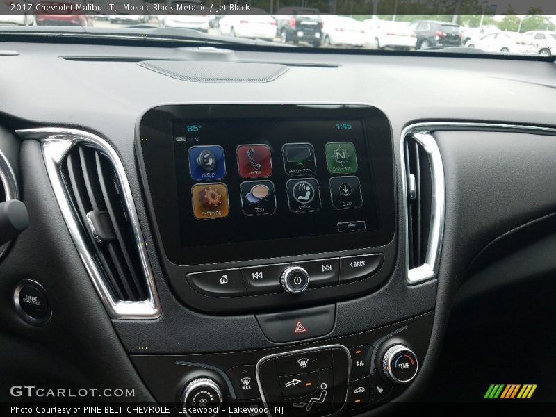 Mosaic Black Metallic / Jet Black 2017 Chevrolet Malibu LT