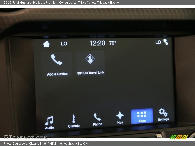 Triple Yellow Tricoat / Ebony 2016 Ford Mustang EcoBoost Premium Convertible