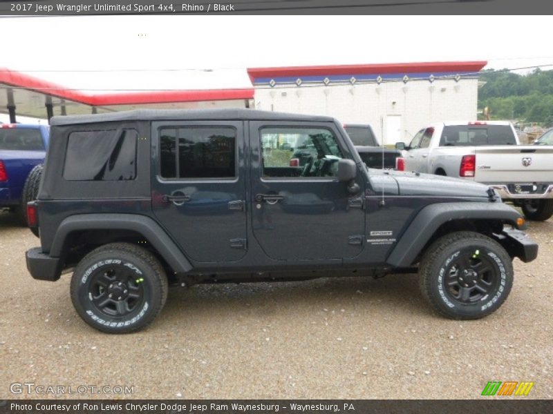 Rhino / Black 2017 Jeep Wrangler Unlimited Sport 4x4