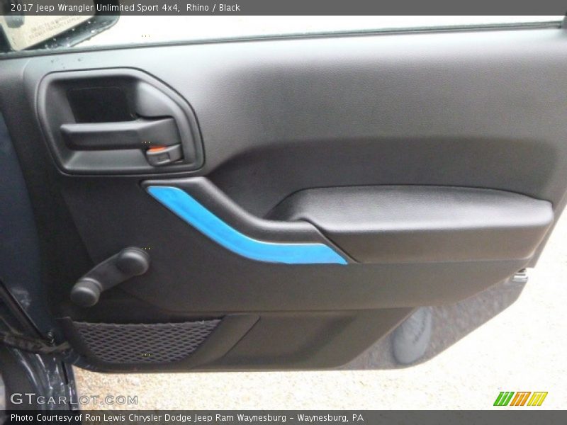 Rhino / Black 2017 Jeep Wrangler Unlimited Sport 4x4