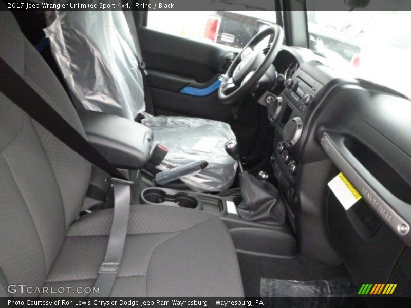 Rhino / Black 2017 Jeep Wrangler Unlimited Sport 4x4