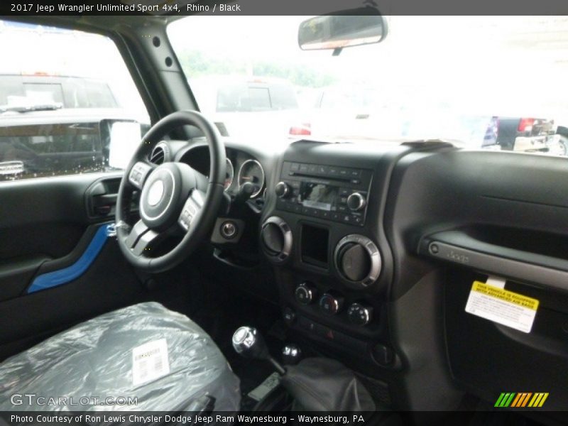 Rhino / Black 2017 Jeep Wrangler Unlimited Sport 4x4