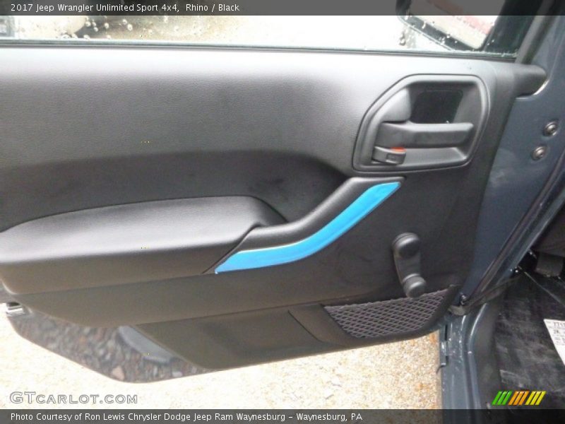 Rhino / Black 2017 Jeep Wrangler Unlimited Sport 4x4