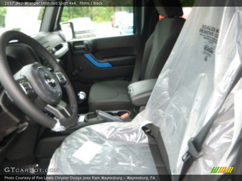 Rhino / Black 2017 Jeep Wrangler Unlimited Sport 4x4