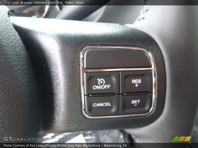 Rhino / Black 2017 Jeep Wrangler Unlimited Sport 4x4