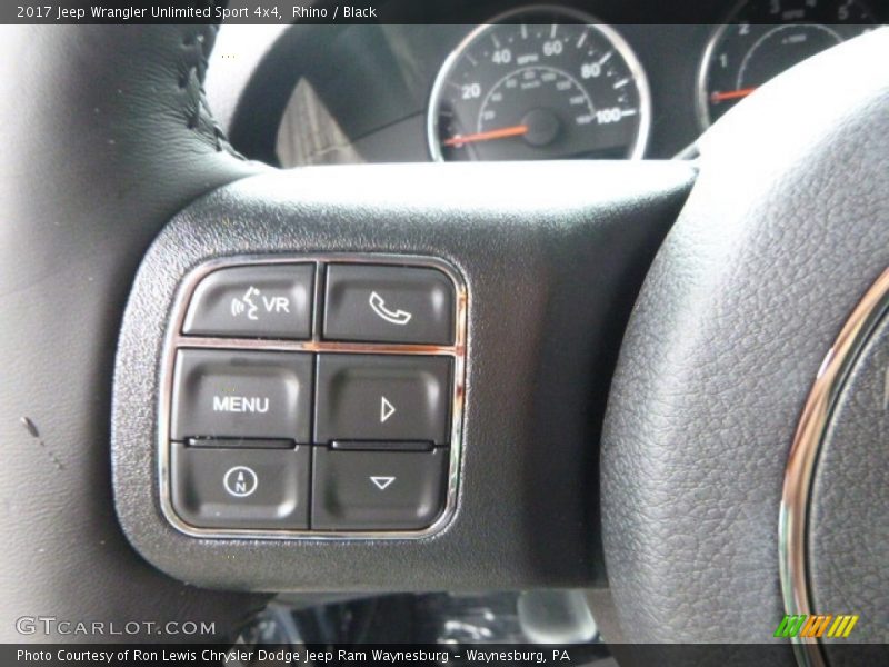 Rhino / Black 2017 Jeep Wrangler Unlimited Sport 4x4