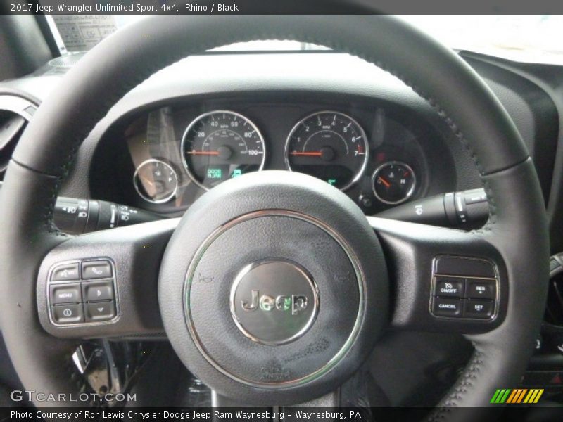 Rhino / Black 2017 Jeep Wrangler Unlimited Sport 4x4