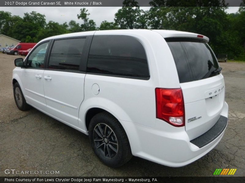 White Knuckle / Black 2017 Dodge Grand Caravan SE