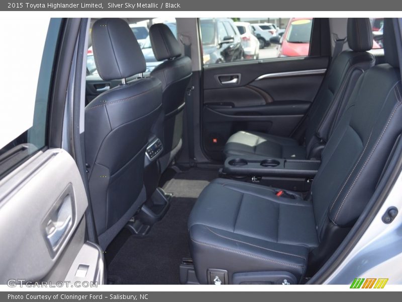 Silver Sky Metallic / Black 2015 Toyota Highlander Limited