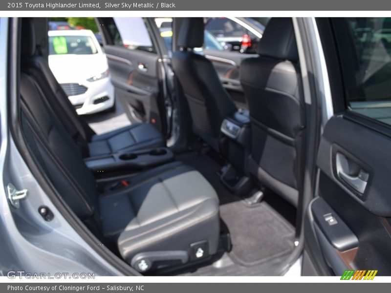 Silver Sky Metallic / Black 2015 Toyota Highlander Limited