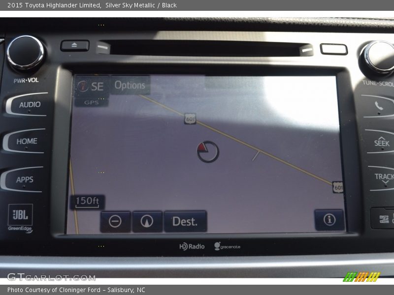 Silver Sky Metallic / Black 2015 Toyota Highlander Limited
