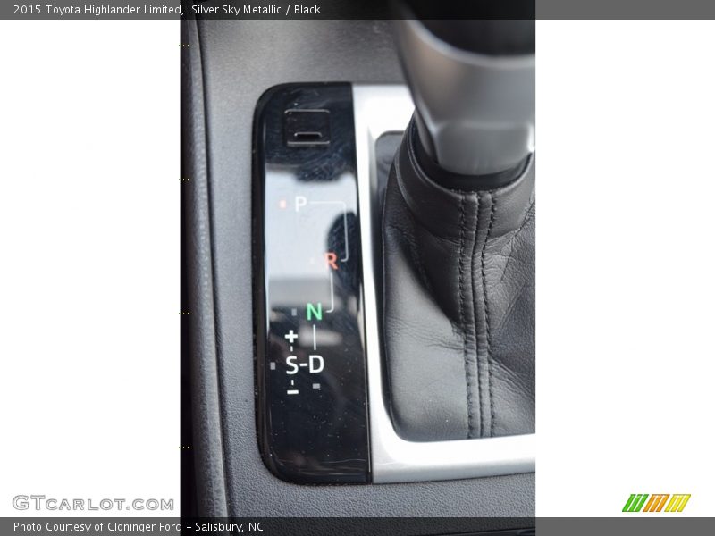 Silver Sky Metallic / Black 2015 Toyota Highlander Limited