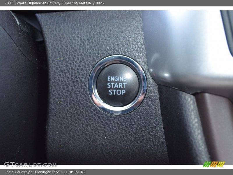 Silver Sky Metallic / Black 2015 Toyota Highlander Limited