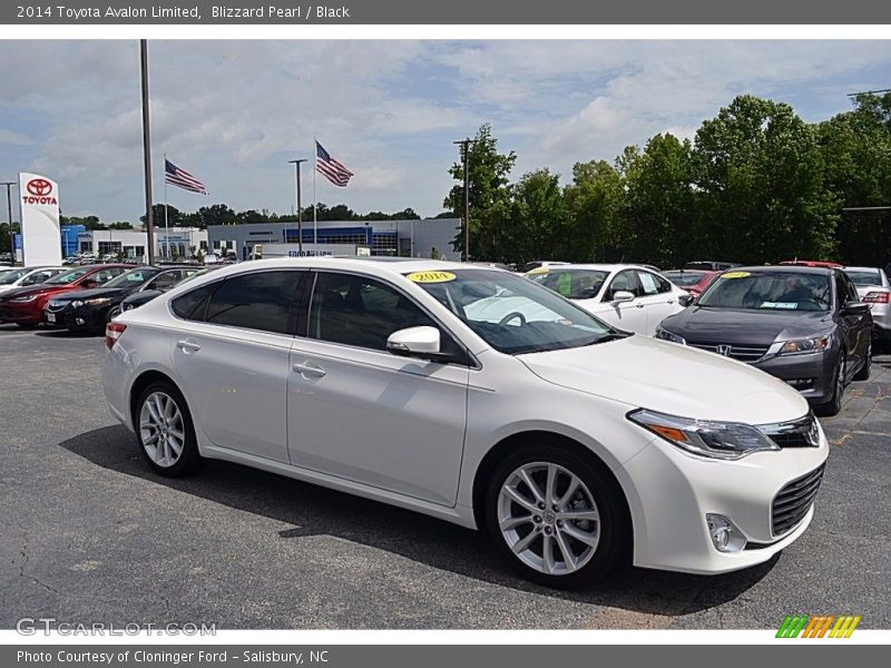 Blizzard Pearl / Black 2014 Toyota Avalon Limited