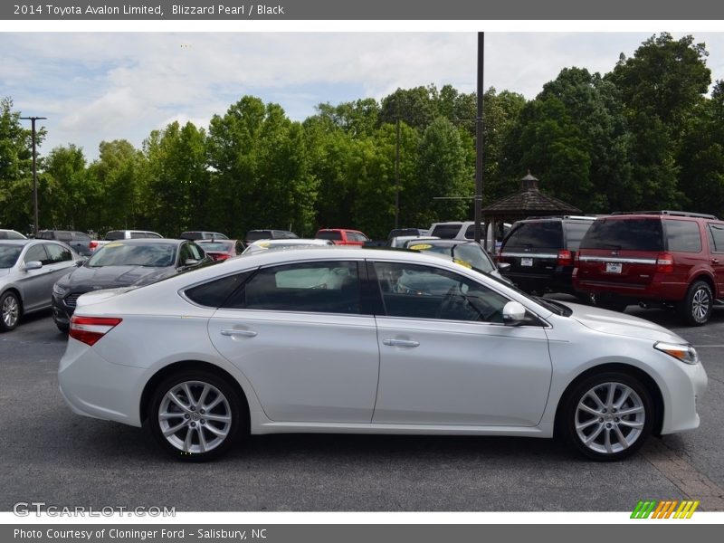 Blizzard Pearl / Black 2014 Toyota Avalon Limited