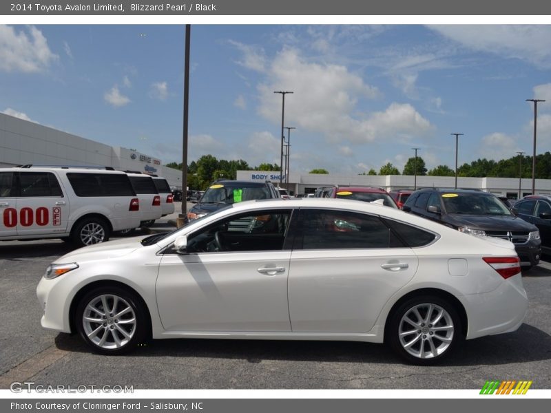 Blizzard Pearl / Black 2014 Toyota Avalon Limited