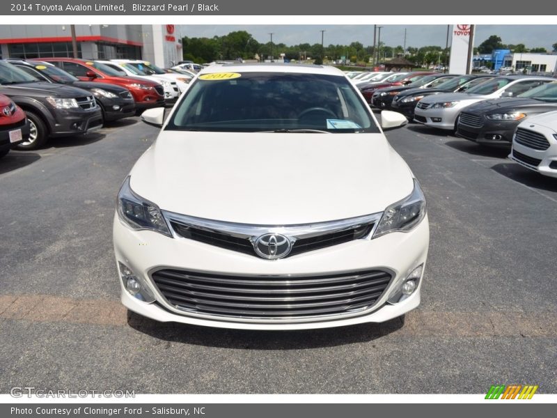 Blizzard Pearl / Black 2014 Toyota Avalon Limited