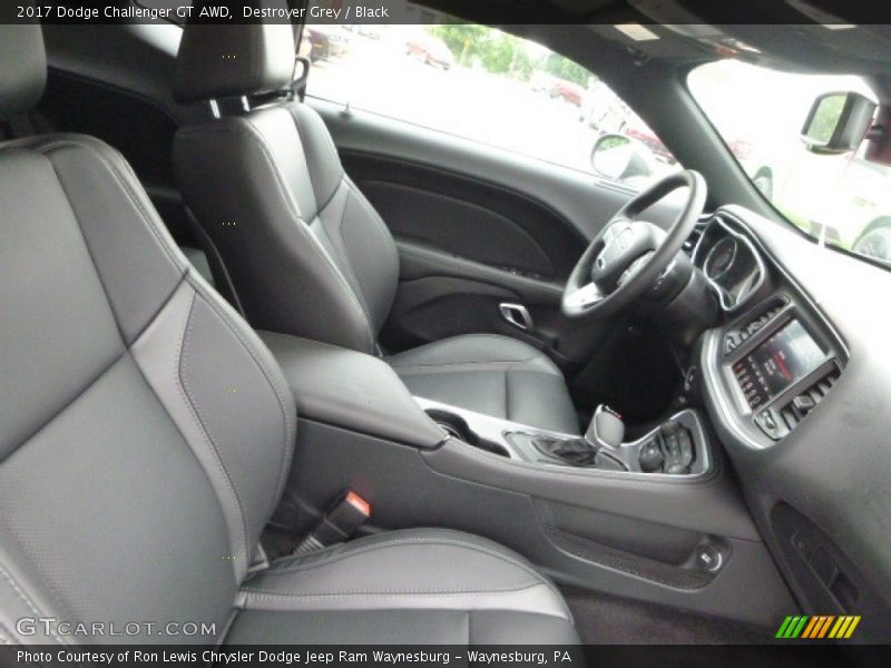 Destroyer Grey / Black 2017 Dodge Challenger GT AWD