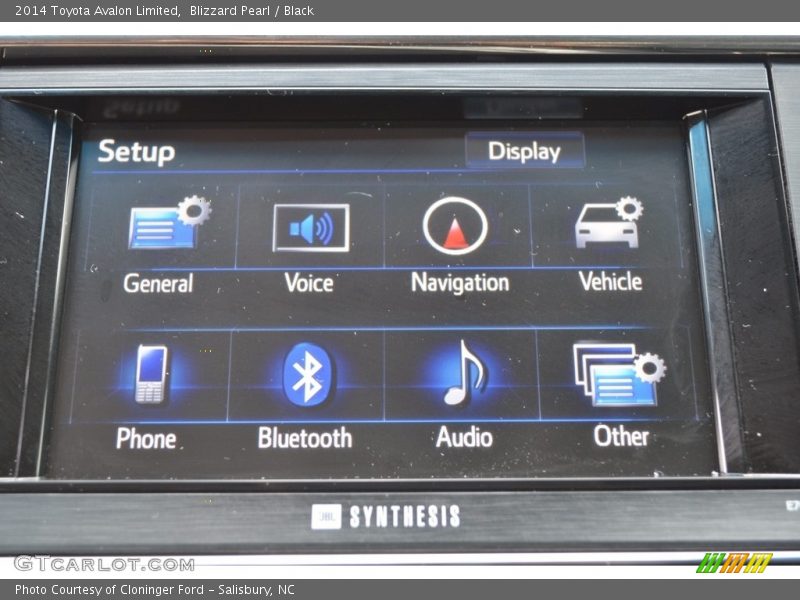 Blizzard Pearl / Black 2014 Toyota Avalon Limited