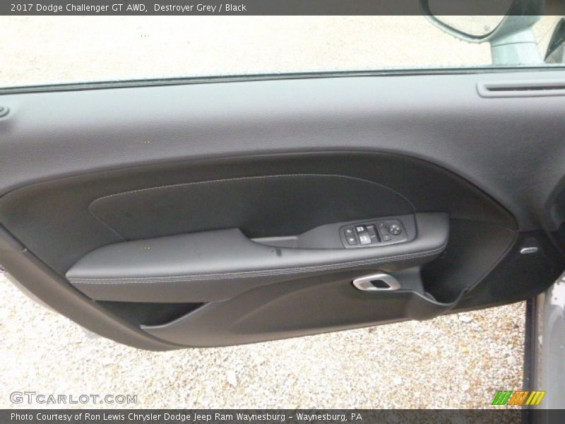 Destroyer Grey / Black 2017 Dodge Challenger GT AWD