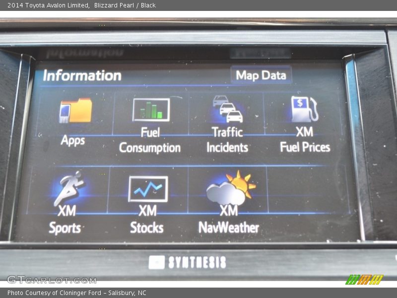Blizzard Pearl / Black 2014 Toyota Avalon Limited