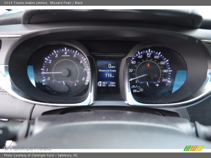 Blizzard Pearl / Black 2014 Toyota Avalon Limited