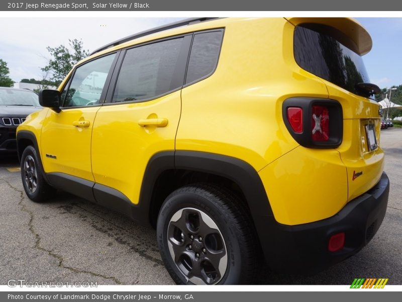 Solar Yellow / Black 2017 Jeep Renegade Sport