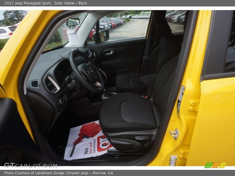 Solar Yellow / Black 2017 Jeep Renegade Sport