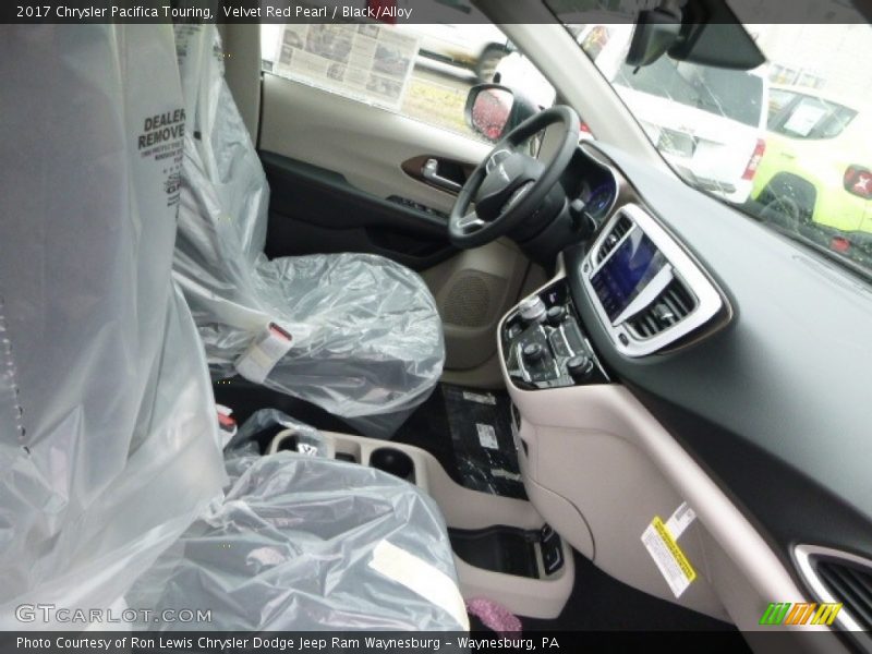 Velvet Red Pearl / Black/Alloy 2017 Chrysler Pacifica Touring