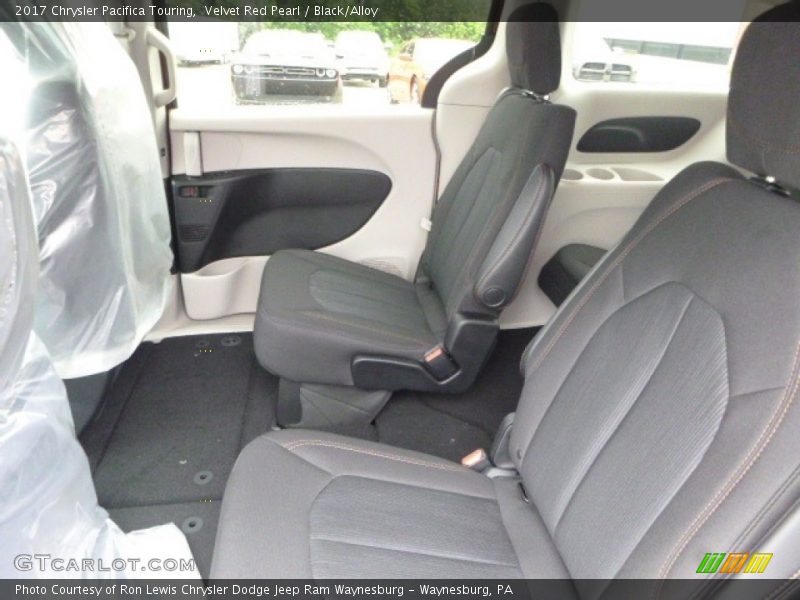 Velvet Red Pearl / Black/Alloy 2017 Chrysler Pacifica Touring