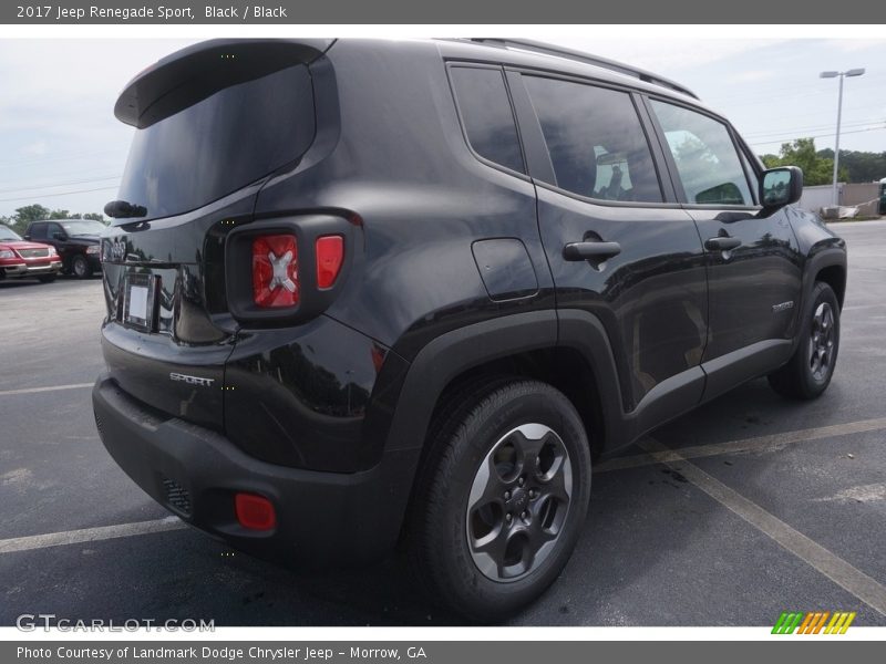 Black / Black 2017 Jeep Renegade Sport