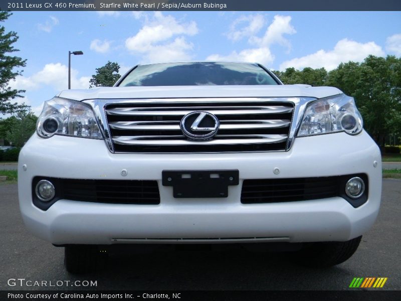 Starfire White Pearl / Sepia/Auburn Bubinga 2011 Lexus GX 460 Premium