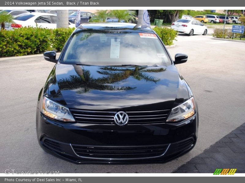 Black / Titan Black 2014 Volkswagen Jetta SE Sedan