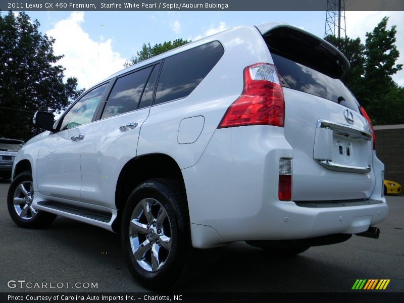 Starfire White Pearl / Sepia/Auburn Bubinga 2011 Lexus GX 460 Premium