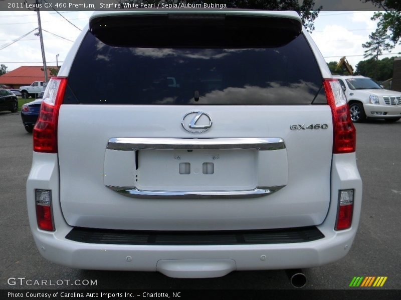 Starfire White Pearl / Sepia/Auburn Bubinga 2011 Lexus GX 460 Premium