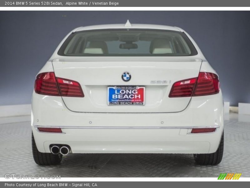 Alpine White / Venetian Beige 2014 BMW 5 Series 528i Sedan