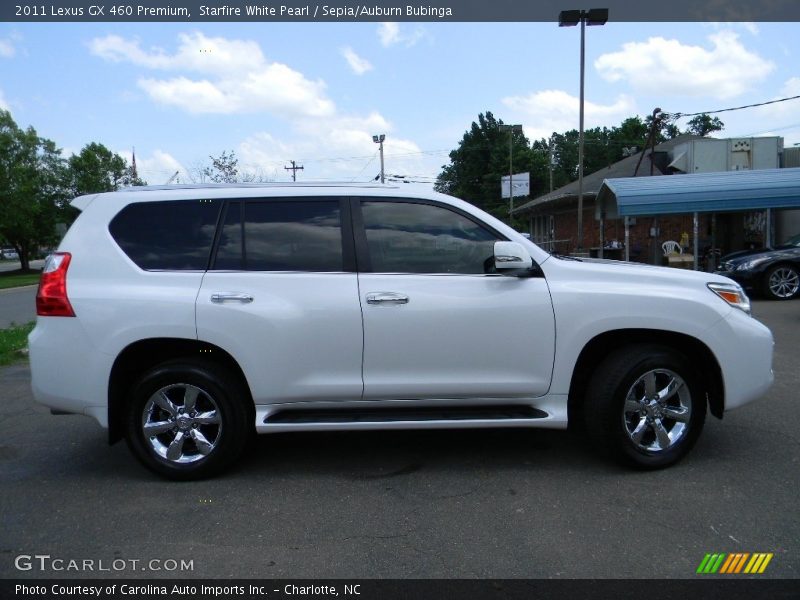 Starfire White Pearl / Sepia/Auburn Bubinga 2011 Lexus GX 460 Premium