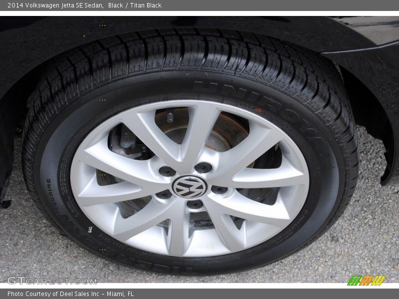 Black / Titan Black 2014 Volkswagen Jetta SE Sedan