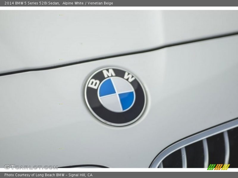 Alpine White / Venetian Beige 2014 BMW 5 Series 528i Sedan