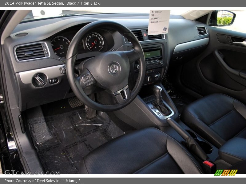 Black / Titan Black 2014 Volkswagen Jetta SE Sedan