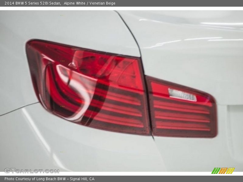 Alpine White / Venetian Beige 2014 BMW 5 Series 528i Sedan