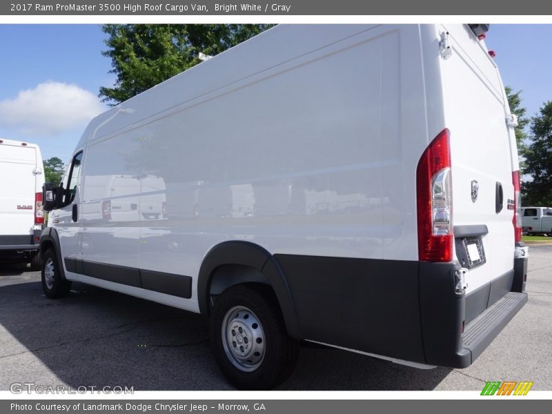 Bright White / Gray 2017 Ram ProMaster 3500 High Roof Cargo Van