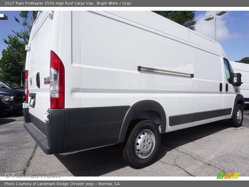 Bright White / Gray 2017 Ram ProMaster 3500 High Roof Cargo Van